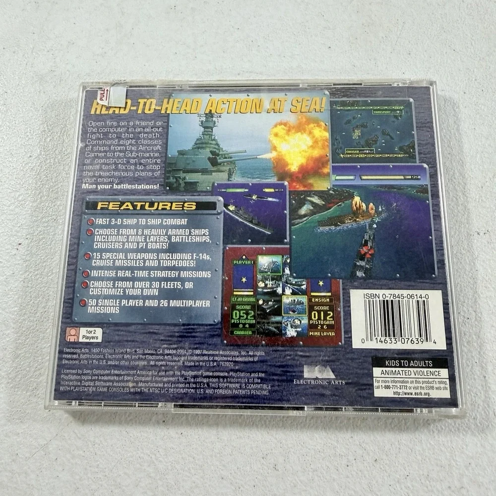 Battlstations (Sony PlayStation 1 PS1)‎ Complete CIB TESTED WORKING